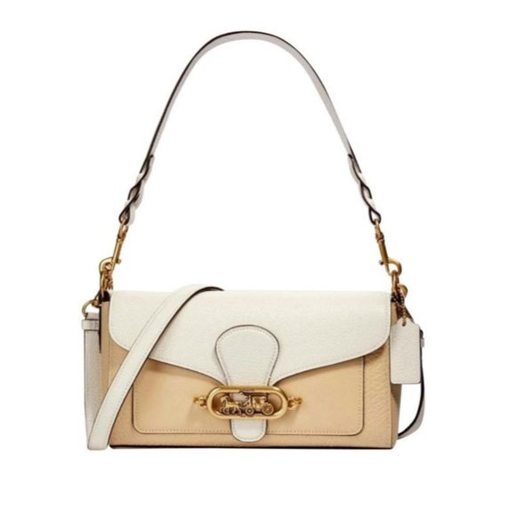 Coach Bags Coach Jade Shoulder Bag In Colorblock Cream And White Poshmark